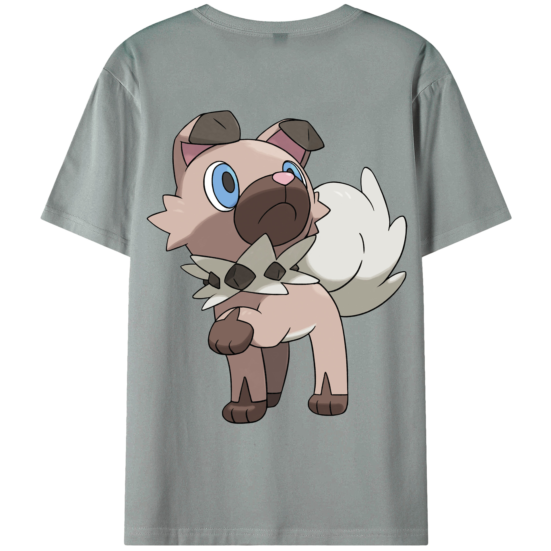 （画像用） ポケットモンスター Pokémon 綿100％ メンズ半袖Tシャツ（バックプリント） 通気性